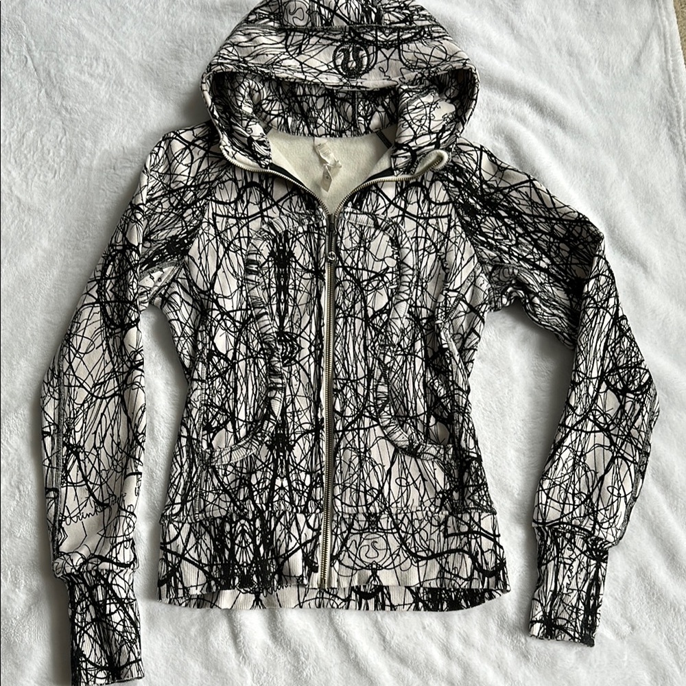 Lululemon Scuba Black and White Jacket